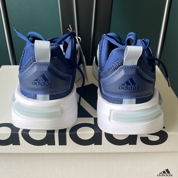 Adidas Racer TR23 Men’s size 10 1/2 color: Dark Blue / Cloud White / Halo Silver - Picture 4 of 5